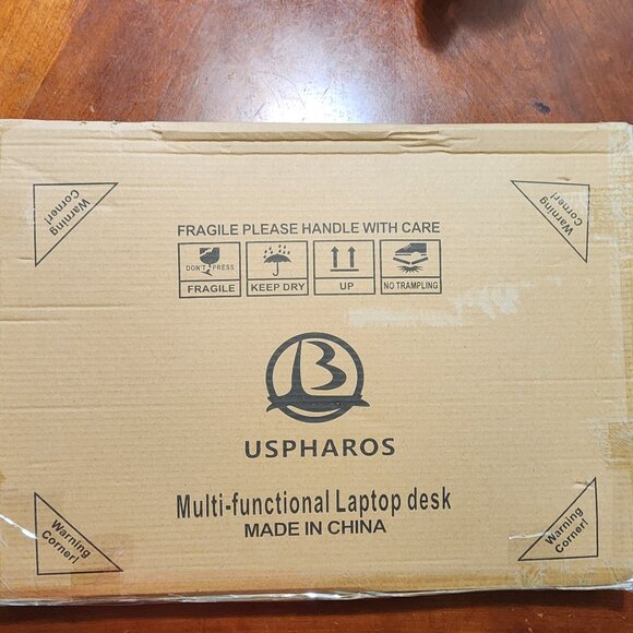 Foldable Laptop Table, Portable Lap Desk Bed Table Tray - Picture 8 of 8